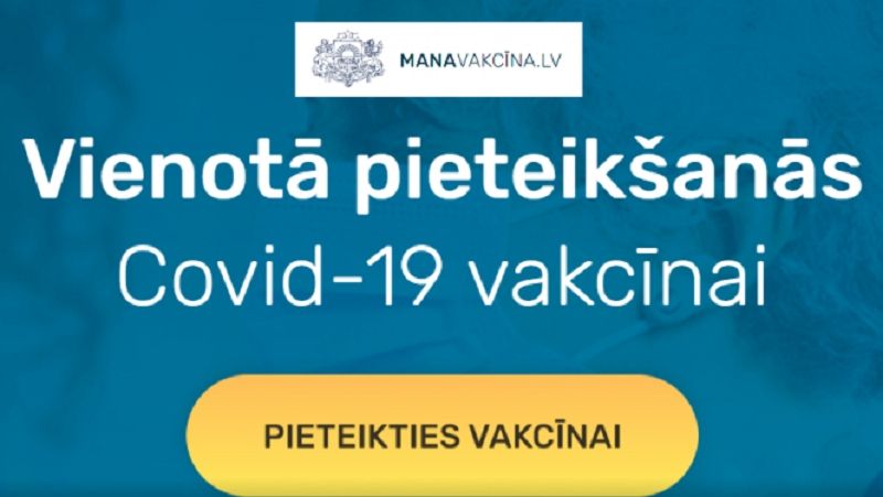 Vietnē manavakcina.lv tagad varēs izvēlēties arī vakcinācijas vietu un laiku