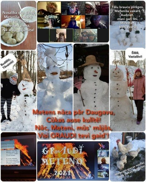 Virtuālais "Cimdiņu gājiens" ar Tomes folkloras kopu "Graudi"