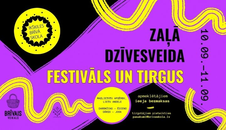 Zaļā dzīvesveida festivāls un tirgus / dārza andele