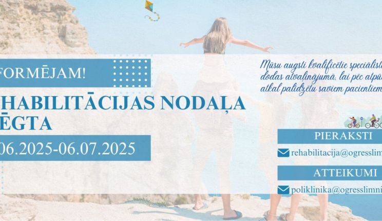 Attēls rakstam: Rehabilitācijas nodaļas slēgta