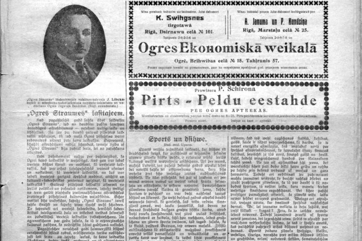 Attēls rakstam: Kas aktuāls bija ogrēniešiem 1929. gada maijā?