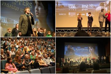 Attēls rakstam: FOTO: Ogrē aizvadīta filmas “Kristofers un divu pasauļu atslēga” pirmizrāde – skatītājos arī filmas varoņi