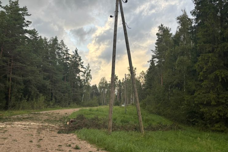 Attēls rakstam: Bez elektrības vairāk nekā 30 000 mājsaimniecību; lielākie traucējumi vēljoprojām Ogres novadā