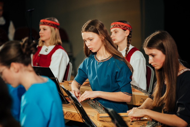 FOTO: Koklētāju ansambļu koncerts "KOKĻU ATBALSIS"