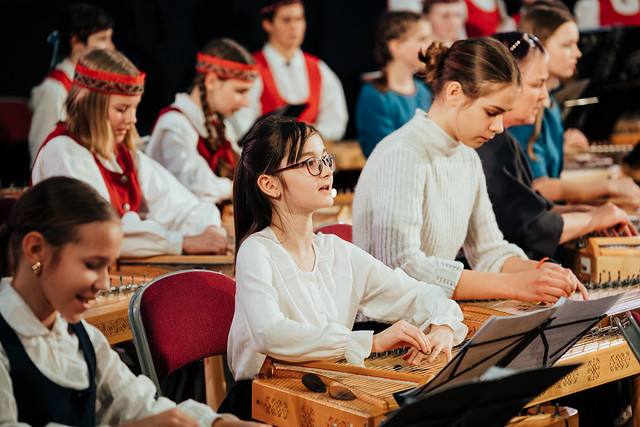 FOTO: Koklētāju ansambļu koncerts "KOKĻU ATBALSIS"