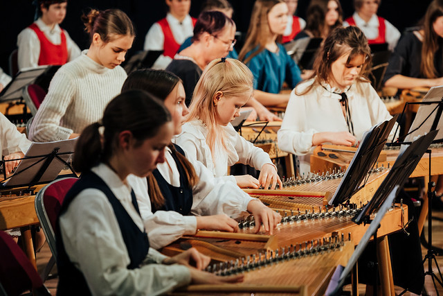 FOTO: Koklētāju ansambļu koncerts "KOKĻU ATBALSIS"