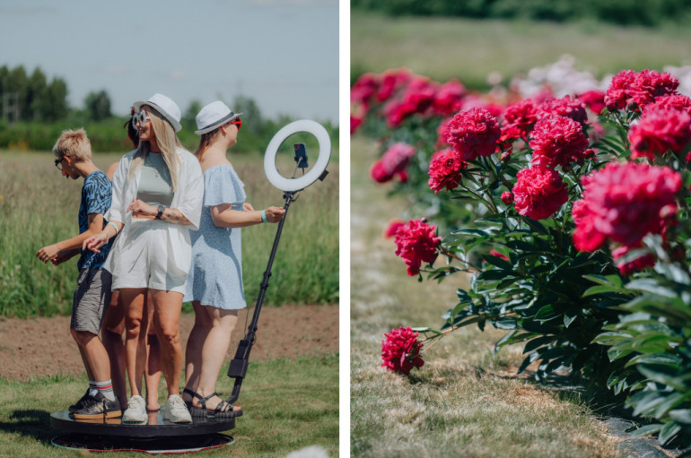 FOTO: Tūkstoš peoniju un Žoržs Siksna – Tomē aizvadīti krāšņi Peoniju svētki