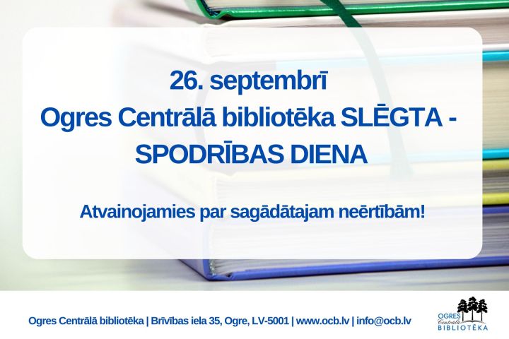 26. septembrī – Spodrības diena