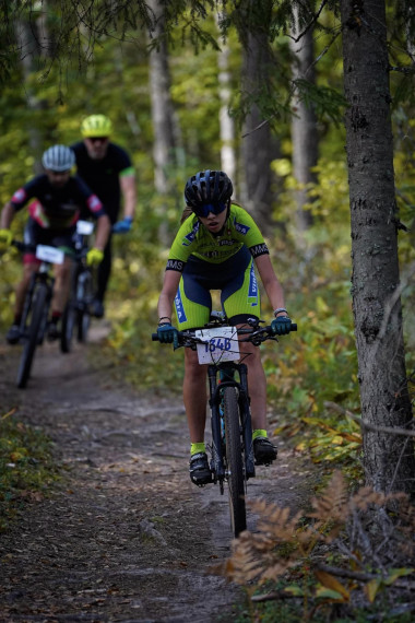 FOTO: Aizvadīts Latvijas valsts mežu MTB maratons