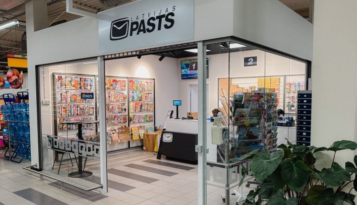 Tirdzniecības centrā “Ogres Prestižs” atvērta pasta nodaļa