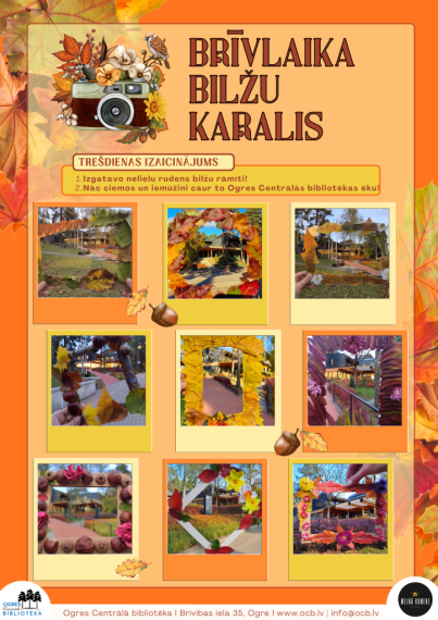 Ogres Centrālajā bibliotēkā noslēdzies konkurss “Brīvlaika bilžu karalis”