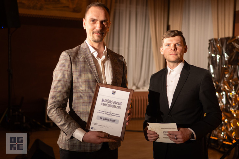 FOTO: Pasniegtas Gada balvas uzņēmējdarbībā 2025 