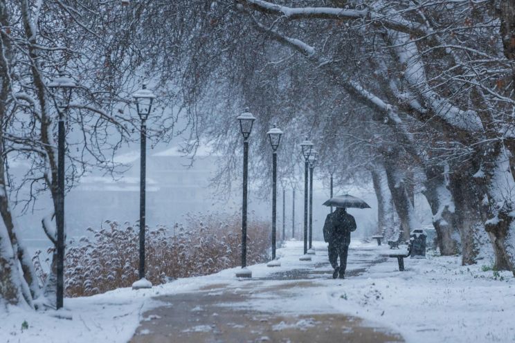 Attēls rakstam: Cilvēki arī šodien turpina gūt traumas uz slidenām ielām