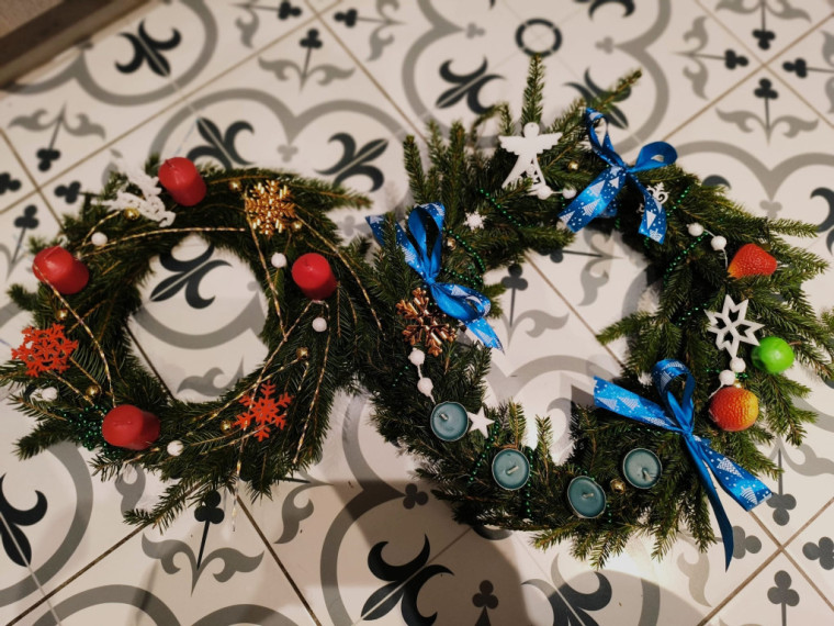 FOTO: Adventes vainagu idejas, kas iepriecinās ne tikai acis, bet arī dvēseli