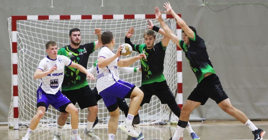 Handbola klubs “ONSC/HK Ogre” finālsēriju sāk ar zaudējumu savā laukumā