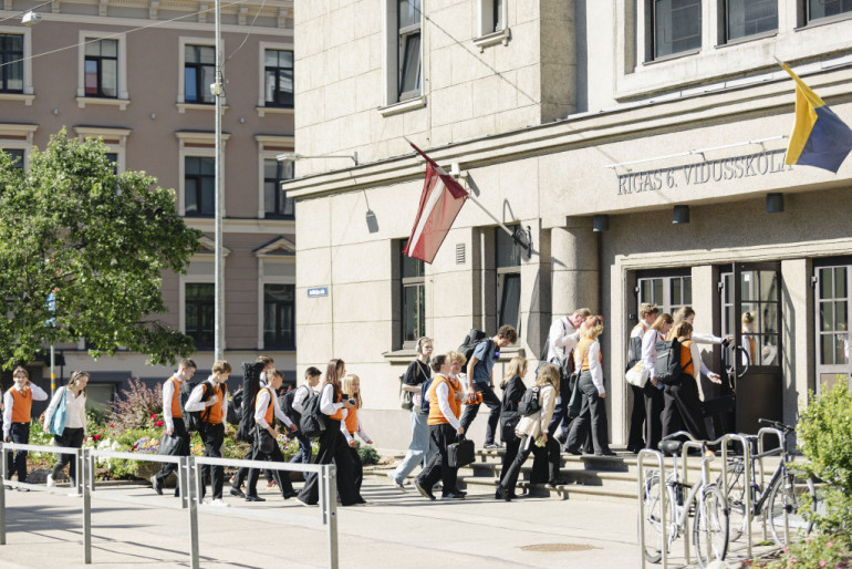 FOTO: Ogres Mūzikas un mākslas skolas pūtēju orķestrim augstākā pakāpe pūtēju orķestru konkursā