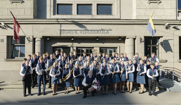Attēls rakstam: FOTO: Ogres Mūzikas un mākslas skolas pūtēju orķestrim augstākā pakāpe pūtēju orķestru konkursā