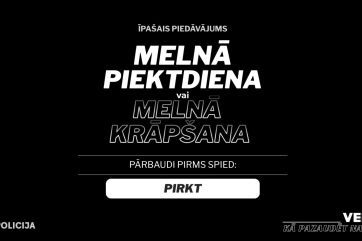 Attēls rakstam: Arī krāpnieki mīl atlaides. Esi piesardzīgs izpārdošanu laikā