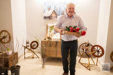 Attēls rakstam: FOTO: Savā jubilejā Ivars Rancāns atklāj vērpjamo ratiņu izstādi