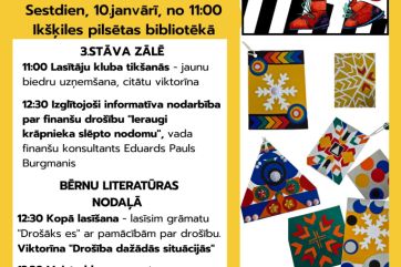 Attēls rakstam: Ģimenes diena Ikšķiles pilsētas bibliotēkā - par drošību visām paaudzēm
