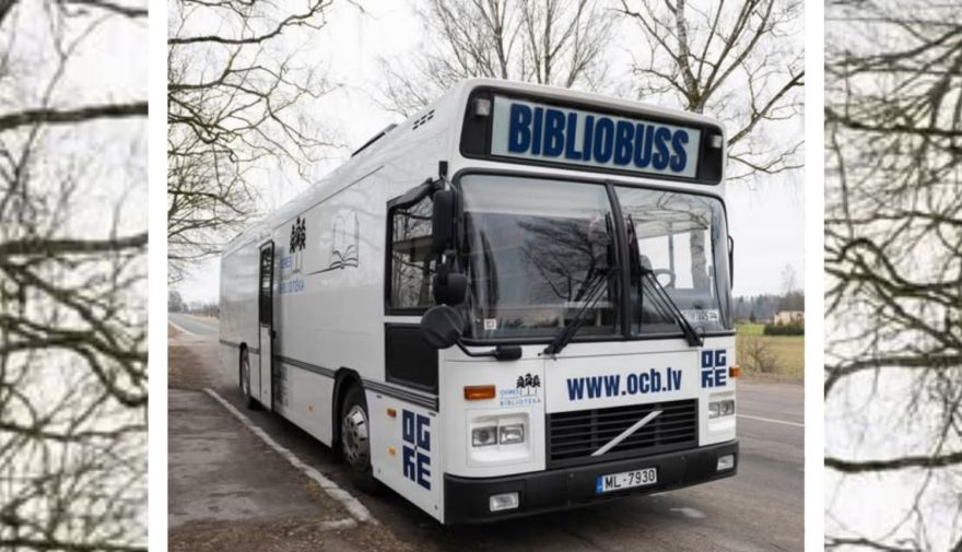 Ogres Centrālās bibliotēkas bibliobusa grafiks 2026. gadā