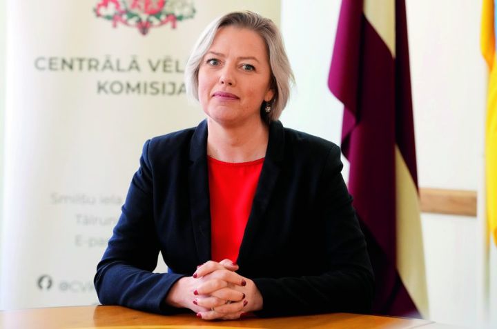 Centrālās vēlēšanu komisijas vadītāja paziņo par atkāpšanos no amata