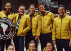 Attēls rakstam: Ikšķiliete Anete Šteinberga un basketbola komanda "Famila Schio" uzvar Ungārijas čempioni