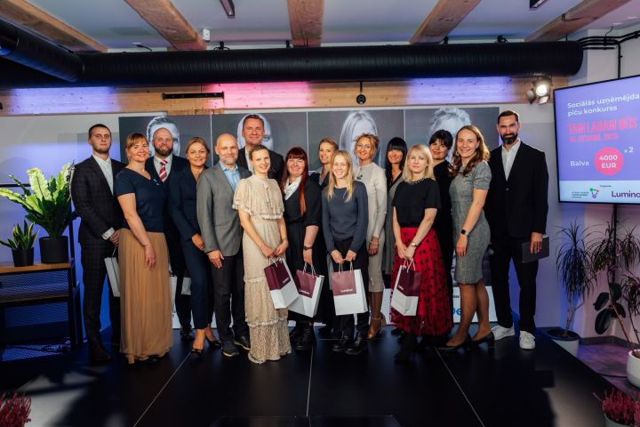 Noskaidrotas labākās sociālās uzņēmējdarbības iniciatīvas; apbalvo arī Ogres novada uzņēmumu