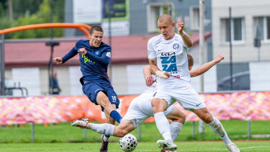 “Ogre United” spēlē pret “Jelgavu” cīņas galotnē piedzīvo sāpīgu zaudējumu