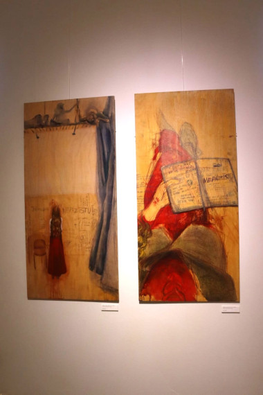 FOTO: Atklāta Martas Štaueres personālizstāde &quot;Brīvsolis&quot;