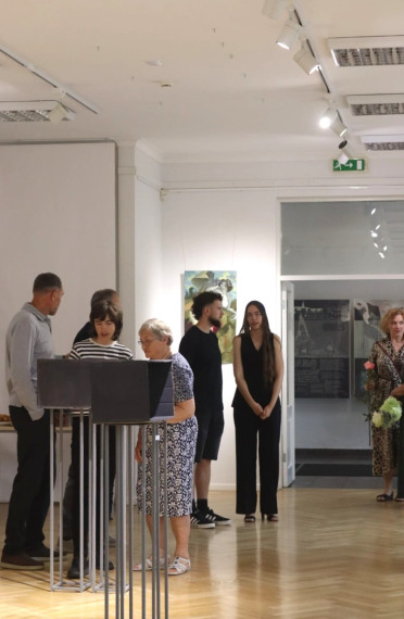 FOTO: Atklāta Martas Štaueres personālizstāde &quot;Brīvsolis&quot;