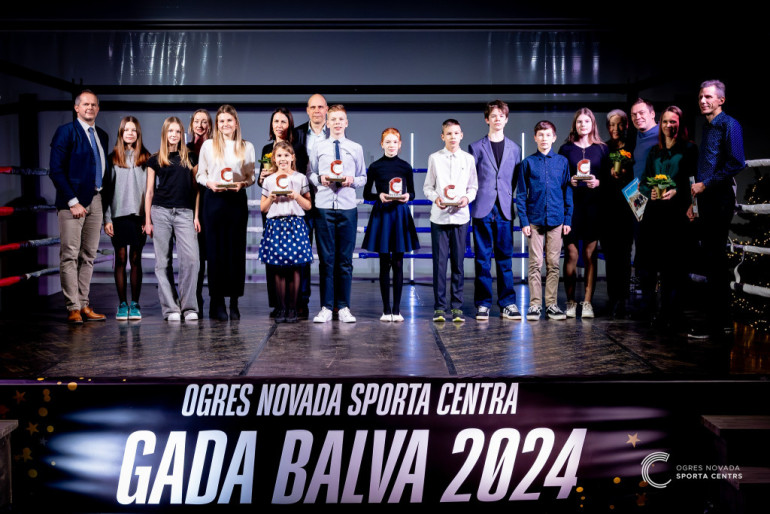 FOTO: Sumināti "Ogres novada sporta centra Gada balvas" nominanti