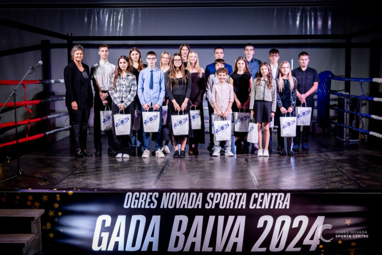 FOTO: Sumināti "Ogres novada sporta centra Gada balvas" nominanti