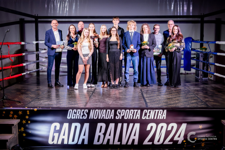 FOTO: Sumināti "Ogres novada sporta centra Gada balvas" nominanti