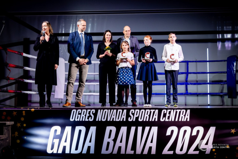 FOTO: Sumināti "Ogres novada sporta centra Gada balvas" nominanti