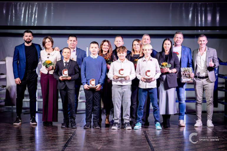 FOTO: Sumināti "Ogres novada sporta centra Gada balvas" nominanti