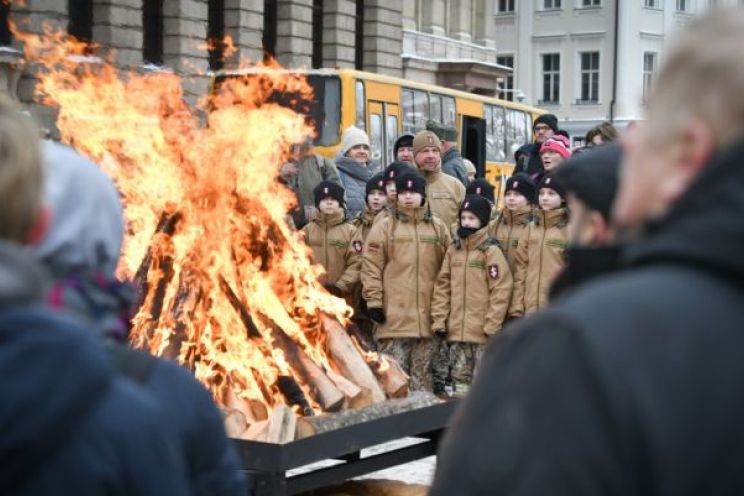 Attēls rakstam: Rinkēvičs: Barikādes atgādina, ka valsts nav tikai robežstabi, ēkas un lozungi