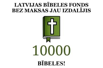 Attēls rakstam: Latvijas Bībeles Fonds bez maksas jau izdalījis 10 000 drukātās Bībeles 2 gadu periodā