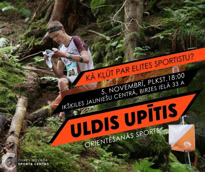 Ikšķiles Jauniešu centrā ar savu pieredzi dalīsies Latvijas orientēšanās izlases līderis Uldis Upītis