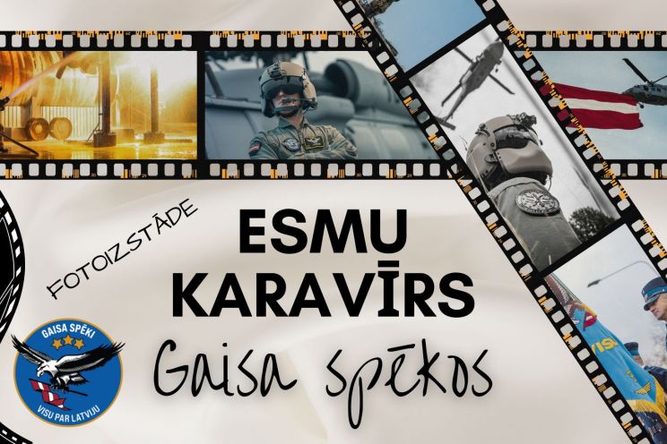 Attēls rakstam: Lielvārdē apskatāma Gaisa spēku fotoizstāde “Esmu karavīrs Gaisa spēkos”