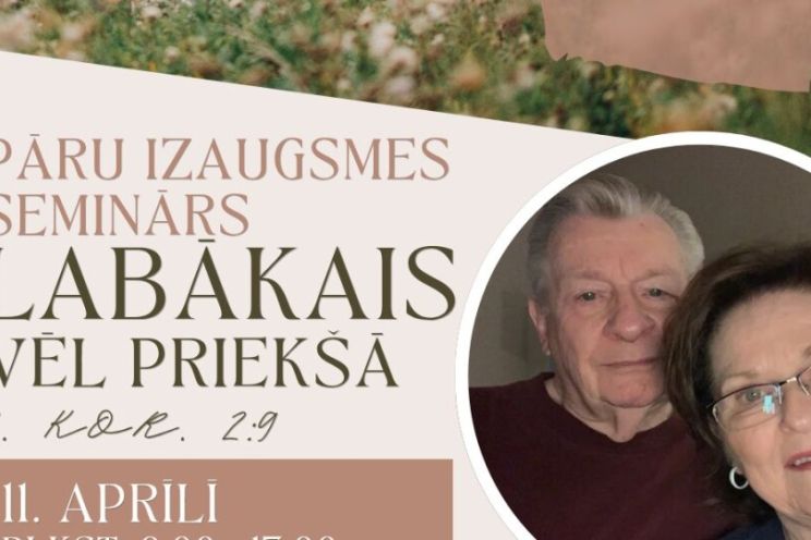Attēls rakstam: Ozolniekos notiks pāru izaugsmes seminārs “Labākais vēl priekšā”