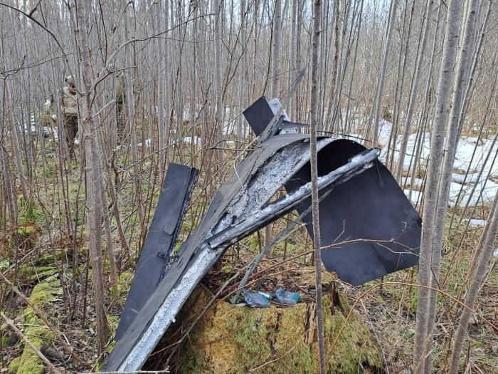 Policija saistībā ar Ukrainas drona nokrišanu Latgalē sākusi kriminālprocesu