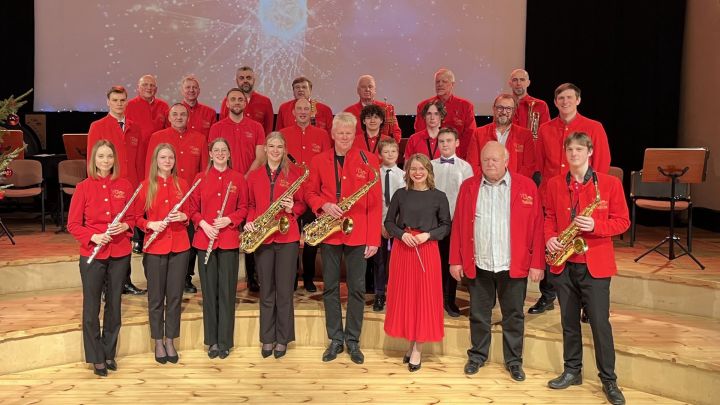 Pūtēju orķestra koncerts "Lai tik snieg"