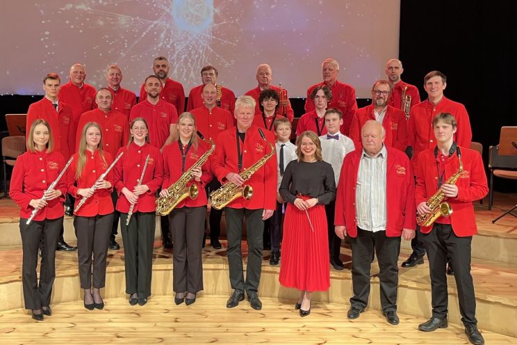 Attēls rakstam: Pūtēju orķestra koncerts "Lai tik snieg"