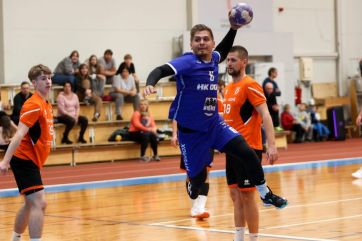 Attēls rakstam: Uvis Strazdiņš izglābj “HK Ogre” punktu Vaiņodē