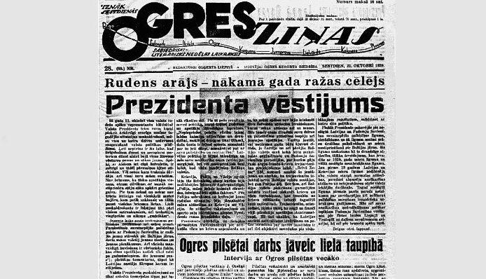 Iz pagājības: 1939. gads. Vasarnīcu Ogrē maina pret kažoku; pie Ogres zobārstes mīklaini pazūd zelta zobi