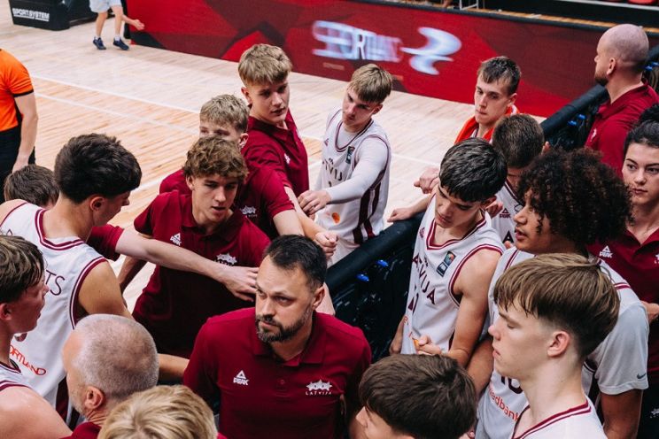 Attēls rakstam: Latvijas U16 izlase ar ogrēniešiem komandā pieveic lietuviešus