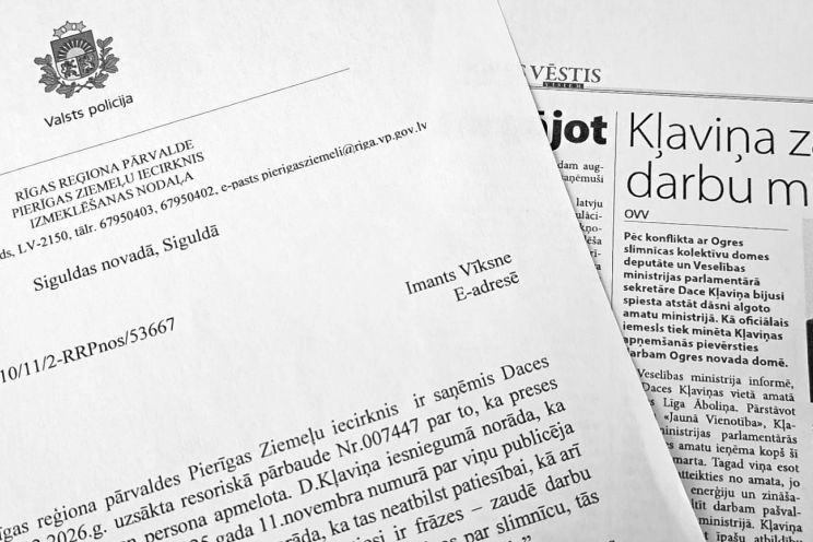 Attēls rakstam: Deputātei Kļaviņai neizdodas kaitēt avīzei