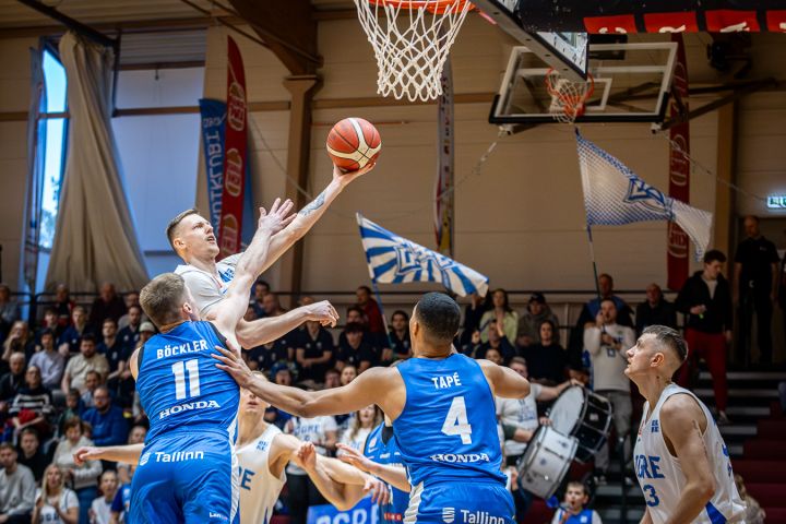 "Ogres" basketbolisti cīņā par Latvijas-Igaunijas līgas bronzas medaļām zaudē "Kalev"/"Cramo"