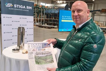 Attēls rakstam: Foto: Ogres novadā sāk būvēt jaunu kokapstrādes rūpnīcu